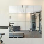 Delma Home Gym Mirrors, 12'' x 12'' Glass Mirror Tiles (16 PCS), Square Large Wa... - Image 2