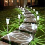 DenicMic Solar Lights Outdoor 15 Pack Waterproof 6000K Cold White LED Stainless ... - Image 2