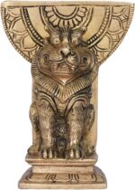 Designer Brass Card Stand for Good Luck Vastu Fengshui Showpiece for Home Decor ... - Image 2