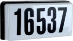 Designers Fountain Lighted House Number Sign, 2-Light Outdoor Home Address Plaqu... - Image 2