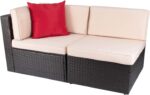 Devoko Patio Furniture Sofa Sets Outdoor All-Weather Sectional Corner Sofa and A... - Image 2