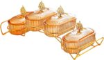 Dried Fruit Plate Snack Plates with Lid Home Decorative Serving Tray Nuts Platte... - Image 2