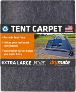 Drymate Tent Carpet Mat, Protective Waterproof Liner Keeps You Warm & Dry, Campi... - Image 2