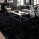 Dssimo Super Fluffy Black 8x10 Area Rugs for Living Room, Modern Large Shag Rug ... - Image 2