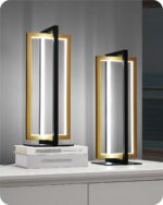 EDISHINE LED Table Lamp Set of 2, 3 Color Temperatures Modern Nightstand Lamp (3... - Image 2