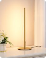 EDISHINE LED Table Lamp, Stepless Dimmable Bedside Lamp with 3 Color Temperature... - Image 2