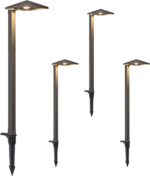 EDISHINE Low Voltage Landscape Lighting, Landscape Path Lights with Pyramid Exte... - Image 2