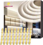 EMITEVER COB LED Strip Lights Neutral White 16.4ft, 4000K Ra 90+ Tape Light Prem... - Image 2