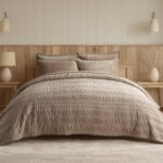 EVERGRACE Quilt King Size, Luxury Bedding Set, Ultra Soft Ruched Quilt Sets, Lig... - Image 2