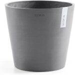 Ecopots Amsterdam Durable Modern Round Indoor/Outdoor Recycled-Based Composite F... - Image 2