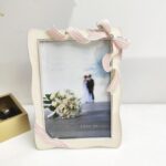 Elegant Butterfly Bow Ribbon-Shaped Metal Photo Frame, 3.5 * 5 in 5 * 7in,Decora... - Image 2