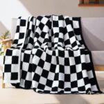 Elegant Comfort Premium Checkered Reversible Throw Blanket - Ultra Soft and Ligh... - Image 2