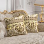 Embroidered Luxury Pillow Covers for Couch and Bed, Square Decorative Throw Pill... - Image 2