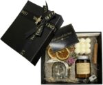English Pear & Freesia Candle and Reed Diffuser Gift Set with – Long-Lasting Bot... - Image 2