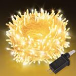Etinga 100 LED String Lights 33ft Warm White, Plug in Fairy Lights with 8 Lighti... - Image 2