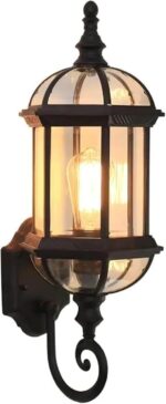 European Waterproof Wall lamp Garden Outdoor Living Room Background Store Decora... - Image 2