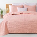 Exclusivo Mezcla Full Queen Size Quilt Bedspreads with Basket Weave Pattern, Sof... - Image 2