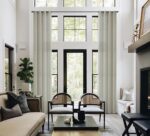 Extra Long Linen Sheer Beige Curtains 204 Inch Length for Tall Windows High Ceil... - Image 2