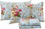 FADFAY Shabby Floral Bedding Elegant Peony Sheets Set Luxury Bedding Collections... - Image 2