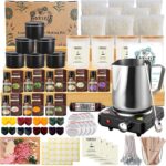 FAIRYELF Premium Candle Making Kit with Wax Melter, DIY Starter Scented Candles ... - Image 2