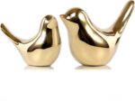 FANTESTICRYAN Small Birds Statues Gold Home Decor Modern Style Figurine Decorati... - Image 2