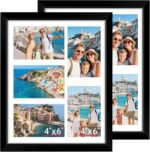 FIXSMITH 11x14 Picture Frames Collage Wall Decor, Display 5 Pcs 4x6 Photos with ... - Image 2