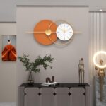 FLEBLE Extra Large Wall Clock for Living Room Decor Modern Decorative Art Clock ... - Image 2