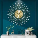 FLEBLE Wall Clocks for Living Room Decor Large Wall Clock Battery Operated 24" S... - Image 2