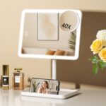 FUNTOUCH Vanity Mirror with Lights, Rechargeable Makeup Mirror with Lights,Smart... - Image 2