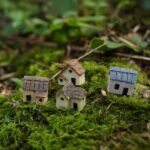 Fairy Miniature Tiny Thatched Cottage, Stone House, Terrarium Accessories, Mini ... - Image 2
