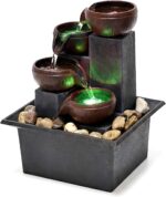 Father'sDen Collection Tabletop Water Fountain-Water Fall Fountains-Indoor Deskt... - Image 2