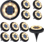 Flacchi Solar Lights Outdoor Waterproof - 2-in-1 Solar Powered Ground Lights Out... - Image 2