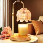 Flower Candle Warmer Lamp for Jar Candles with Timer & Dimmer, Adjustable Height... - Image 2