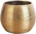Flower Pot Luxury, High-End, Creative Brushed Gold-Plated Ceramic Hydroponic Pot... - Image 2