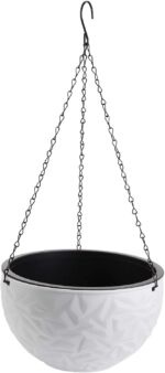 Foraineam 10.2 Inch Dual-pots Design Hanging Planters, Self-Watering Indoor Outd... - Image 2