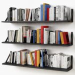 Forbena Floating Shelves 36 Inches Long 8 in Deep Set of 3, Large Wall Shelf for... - Image 2