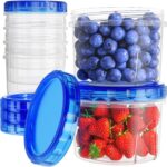 Freezer Storage Containers, [6 Pack-16 Oz] Airtight Plastic Food Storage Contain... - Image 2