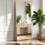 Full Length Mirror - Large Standing Floor Mirror for Bedroom & Living Room - Gol... - Image 2