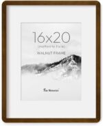 Fun Memories 16x20 Picture Frame - Solid Walnut Wood Poster Frame, Handcrafted R... - Image 2