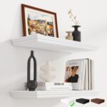 Fun Memories Floating Shelves 24 Inch Long, 9.3 Inch Deep Classic Crown Molding ... - Image 2