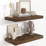 Fun Memories Floating Shelves 24 Inch Long, 9.3 Inch Deep Floating Shelf for Lvi... - Image 2