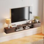 FurniNova Floating TV Stand,59'' Wall Mounted TV Console,Floating TV Shelf,Wall ... - Image 2