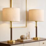G-SAFAVA 22" Table Lamps Mid Century Modern Lamps for Bedroom Living Room Bedsid... - Image 2