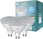 GE LED+ Color Changing PAR38 Outdoor LED Light Bulbs with Remote, 15 Watts, Outd... - Image 2