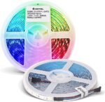 GIDERWEL RGBW LED Strip Light,16.4ft RGB+Cold White SMD5050 Flexible 12V LED Str... - Image 2