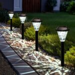 GIGALUMI 8 Pack Solar Lights Outdoor Waterproof, Outdoor Solar Lights for Yard, ... - Image 2