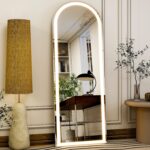 GLSLAND 20"x56" Arched LED Full Length Mirror with Lights – Wall Mounted or Stan... - Image 2