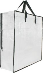 GONGKANGYUAN 25 Gallon Large Clear Storage Bags with Zipper and Handles, Blanket... - Image 2