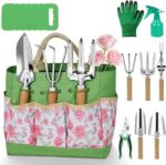 Garden Tool Set,10 Piece Garden Kit,Heavy Duty Stainless Steel Gardening Hand To... - Image 2