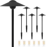 Gardencoin Low Voltage Pathway Lights (8.5'' Shade, 21.5'' Tall)，12V Outdoor LED... - Image 2